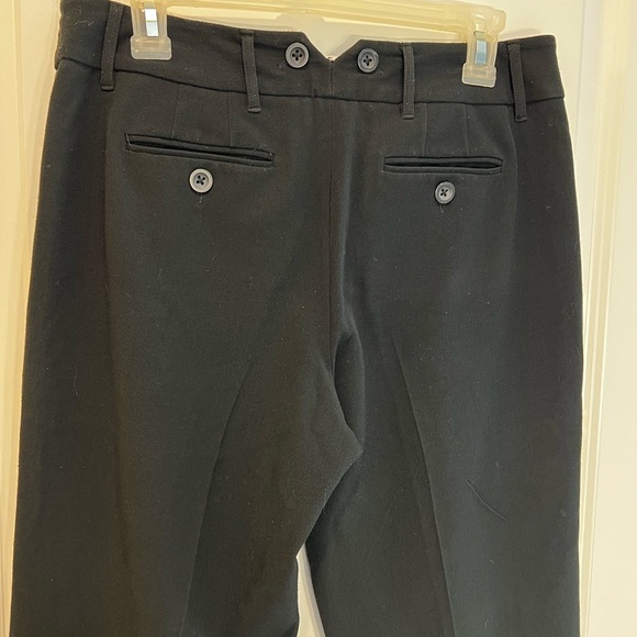 Ann Taylor High Rise Wide Leg Black Capris Size 8 Petite - Picture 4 of 11